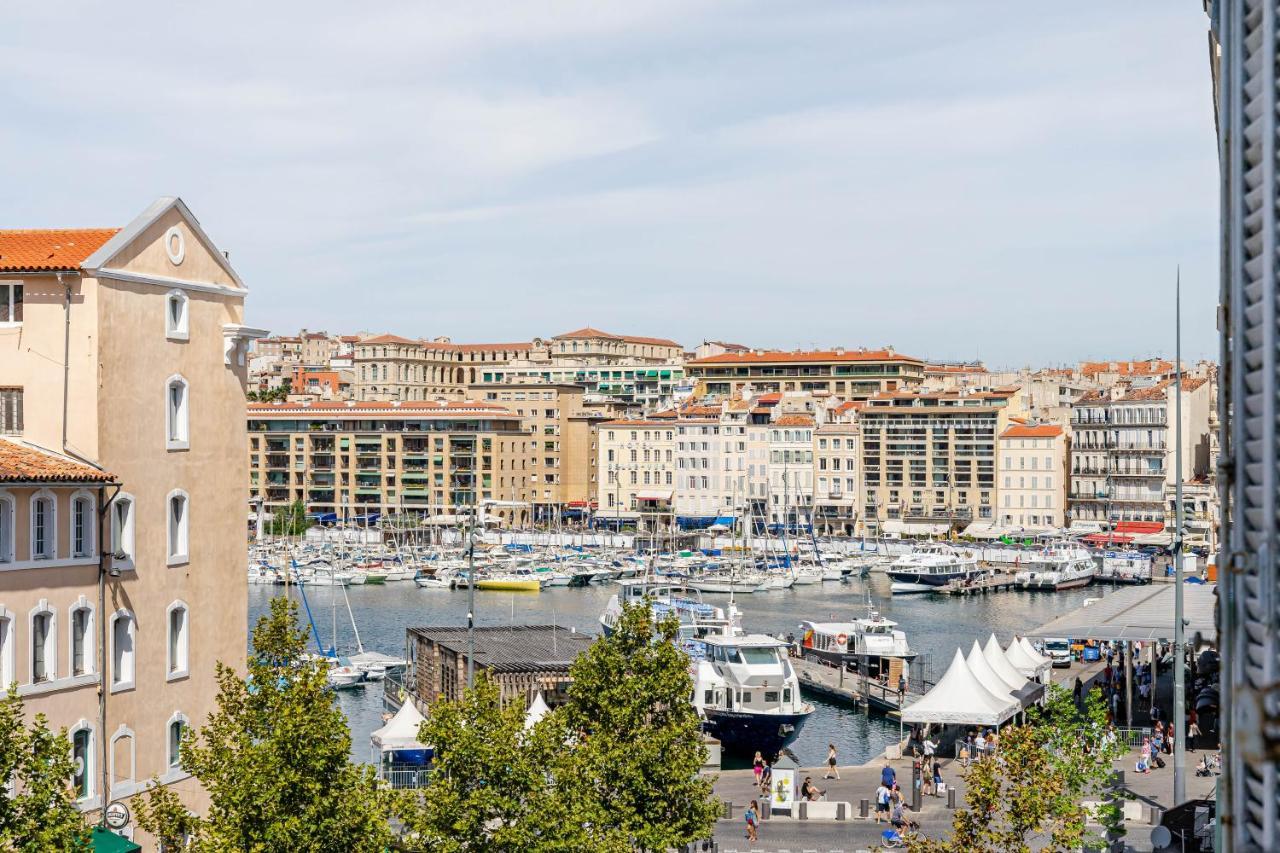 Ferienwohnung T2 Chic, Vue Vieux-Port Et Notre Dame, Atypique, Calme, Clim, 48M2, Acces Autonome Avec Code Marseilles Exterior foto
